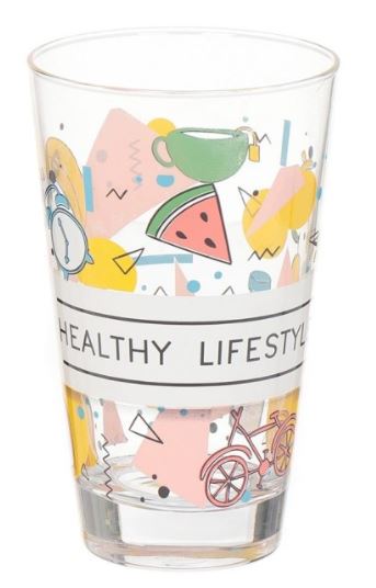 Стакан Хэлфи Лайфстайл с рис 28995 395 мл42877 